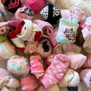50 Colorful Kids Socks Collection